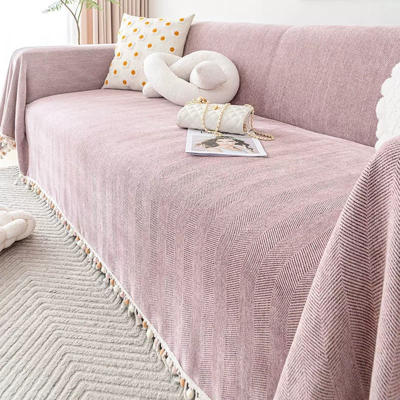 Vivid Color Chenille Washable Sofa/Couch Cover – NATTA