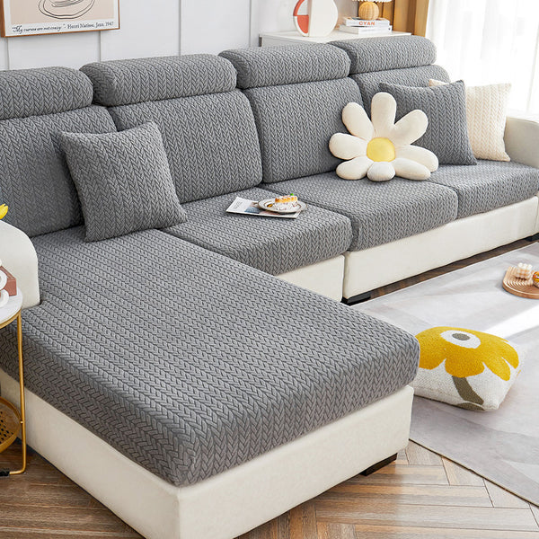Small Wheat Pattern Sectional Pet Couch Cover