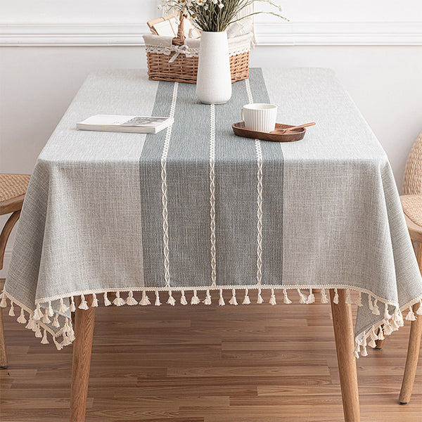 Modern Minimalist Cotton Linen Tablecloth – NATTA
