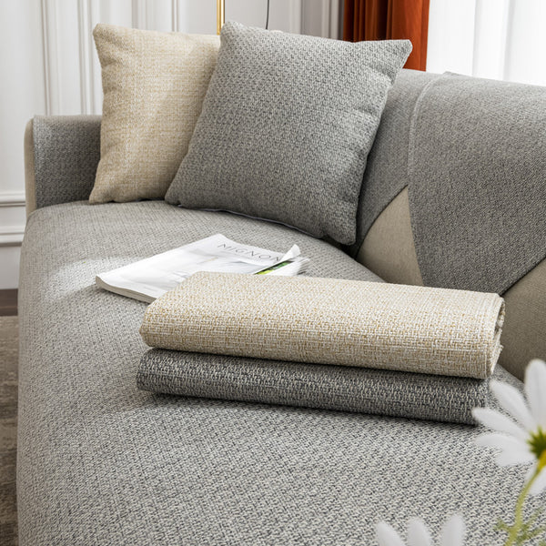 Washable Cotton Linen Non-Slip Sofa/Couch Cover