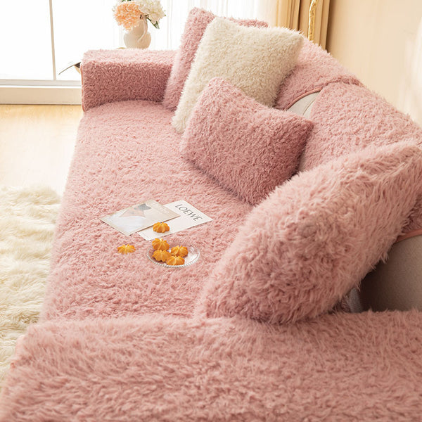Cozy Plush Thickened Non-slip Sofa/Couch Cover