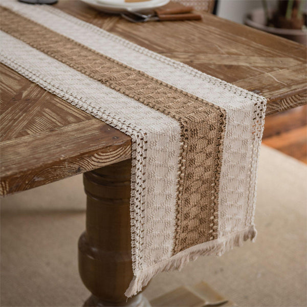 Three Section Weaving Table Runner