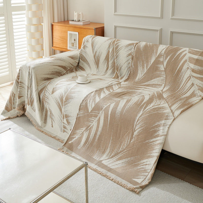 Botanical Leaf Pattern Sofa/Couch Cover – NATTA