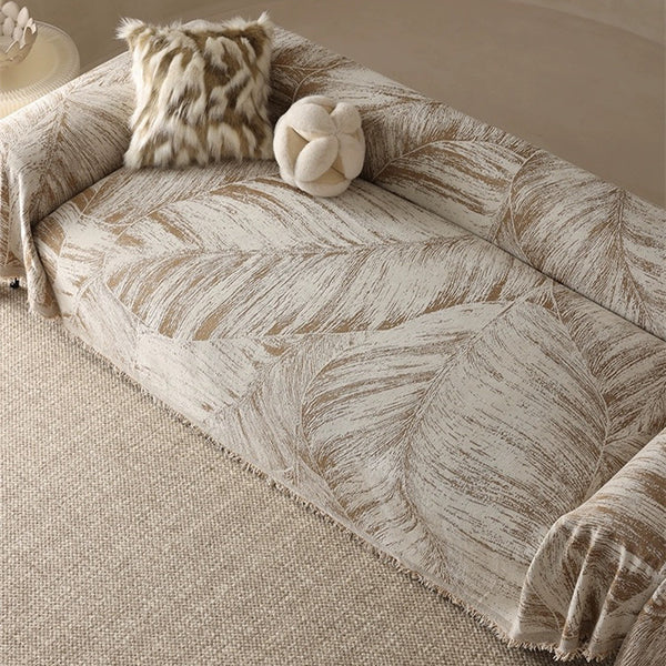 Banana Leaf Sofa Throw Blanket Couch Cover