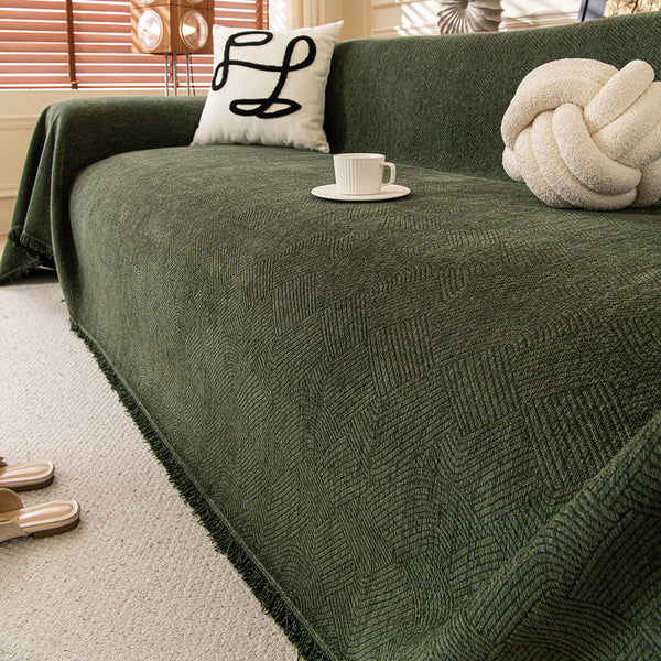 Waterproof Edge Sofa Throw Blanket Couch Cover