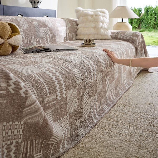 Memories Sofa Throw Blanket Couch Cover 90" Wide