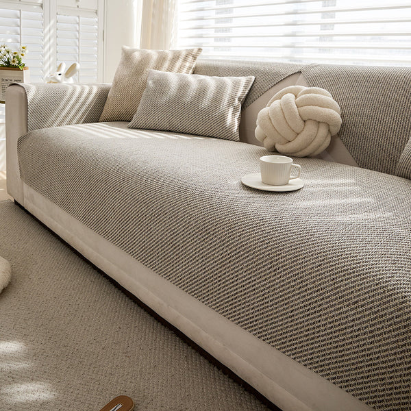 Washable Sofa Slipcover Non-Slip Couch Mat