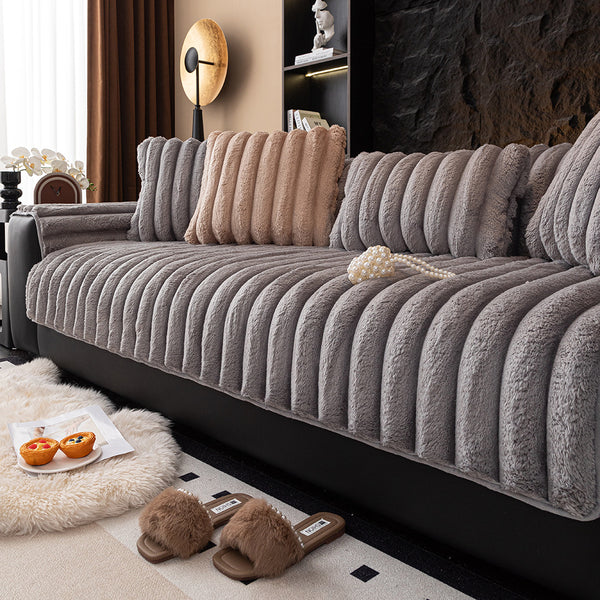 Thickened Plush Warm Anti-slip Sofa Couch Mats